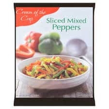 A small picture of Frozen Sliced Mixed Peppers  