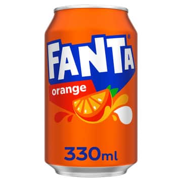 A small picture of Fanta Orange Cans 