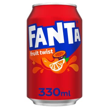 A small picture of Fanta Fruit Twist Cans 