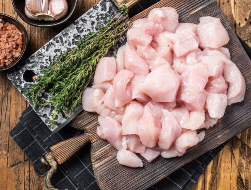 A picture of Fresh Diced Chicken Breast